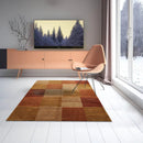 3x5 Rust, Gold Hand Knotted Tibetan 100% Wool Michaelian & Kohlberg Traditional Oriental Area Rug