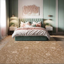 8x10 Tone On Tone Beige Hand Knotted Tibetan 100% Wool Lapchi Transitional Oriental Area Rug