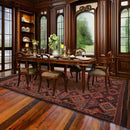 6'3''x12'3'' Brown Hand Knotted Flatweave Kilim 100% Wool Kilim Southwestern Oriental Area Rug