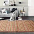 4x6 Sage Hand Knotted Tibetan Contemporary Striped Wool Oriental Area Rug