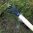 KAKURI Hand Cultivator Garden Tool 10", Handheld Rake for Weeding, Digging, Cultivating, Hand-Forged Japanese Steel, Made in Japan by GreenHaven Gardens