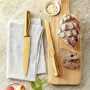 McCook® Knife Sets, Golden Titanium Stainless Steel Kitchen Knife Block Sets with Built-in Sharpener by CozyNest Decor