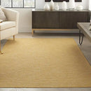 Nourison Positano Indoor/Outdoor Yellow 3' x 5' Area Rug, Easy Cleaning, Non Shedding, Bed Room, Living Room, Dining Room, Backyard, Deck, Patio (3x5) by CozyNest Decor