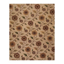 7'10" x 9'11" Hand Knotted Tibetan Wool & Silk Transitional Area Rug Tan