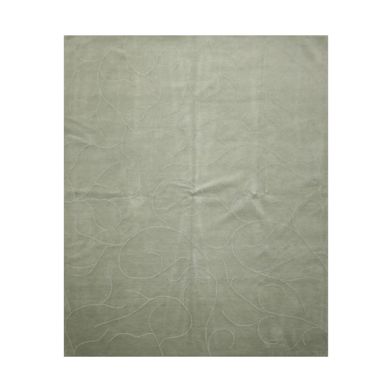 8' x 9'10'' Hand Knotted Tibetan 100% Wool Modern Oriental Area Rug Tone on Tone Mint