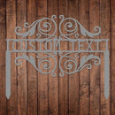 Personalized Metal Garden Sign with Stake, Custom Garden Decor for Outdoor, Custom Family Name Sign, Patio Decorations, Lawn Art, Farmhouse Decorative, Welcome Garden Sign, Housewarming Gift by CozyNest Decor