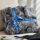 Bedsure GentleSoft Fluffy King Size Blanket for Bed, Faux Fur Fuzzy Minky Couture Warm Blanket for Winter, Thick Plush Sherpa Fleece Oversized Giant Bedding Cozy Gifts for Room, 108x90, Tie Dye Grey by CozyNest Decor