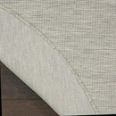 Nourison Home Positano 8' x Round Light Gray Fabric Modern Area Rug (8' Round)