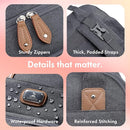 Dikaslon Diaper Bag Backpack with Portable Changing Pad, Pacifier Case and Stroller Straps, Large Unisex Baby Bags for Boys Girls, Multipurpose Travel Back Pack for Moms Dads, Dark Gray by TinyTreasures Baby Boutique