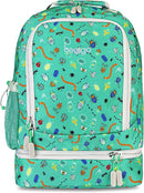 Bentgo Kids 2-in-1 Backpack & Insulated Lunch Bag - Durable 16” Backpack & Lunch Container in Unique Prints for School & Travel - Water Resistant, Padded & Large Compartments (Bug Buddies) by TinyTreasures Baby Boutique