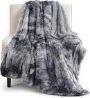 Bedsure GentleSoft Fluffy Fuzzy Faux Fur Throw Blanket, Soft Sherpa Fleece Cozy Gifts for Women, Grey Room Decor for Men Plush Blanket for Couch Bed, Thick Warm Minky Gifts for Girls Boys Teenages by CozyNest Decor