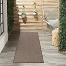 Nourison Home Positano 8' Runner Natural Fabric Modern Area Rug (8' Runner) by GreenHaven Gardens