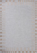 Loloi Amber Lewis Topanga Collection TOP-08 Silver/Natural 5'-3" x 7'-6" Indoor/Outdoor Area Rug by CozyNest Decor