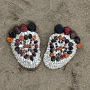 Outdooor Stepping Stones - Decorative Garden Stones for Patio, Deck, Garden or Sidewalk Faux Cobblestone Stepping Stones (Set of 2