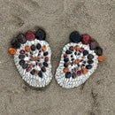 Outdooor Stepping Stones - Decorative Garden Stones for Patio, Deck, Garden or Sidewalk Faux Cobblestone Stepping Stones (Set of 2