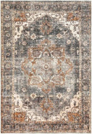 Keen Home Design 6x9 Rug - Machine Washable Area Rug with Non-Slip Backing, Ideal for Living Room, Dining Room, Bedroom - Vintage, Easy Clean, Durable, Low Pile Rug - (6' x 9') by CozyNest Decor