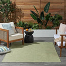 Nourison Home Positano Indoor/Outdoor Green 4' x 6' Area Rug, Easy Cleaning, Non Shedding, Bed Room, Living Room, Dining Room, Backyard, Deck, Patio (4x6) by CozyNest Decor