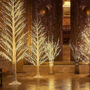Fudios Lighted Branches Plug in 32IN 200 LED Mantle Winter Decor, White Twig Branch Lights for Christmas Holiday Party Indoor Outdoor by CozyNest Decor