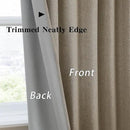 RAIN CITY Extra Wide Blackout Curtains 102 Inches Long 2 Panels Set,70 Inch Wide Back Tab Pleated Curtains with Hooks Track System,Energy Efficinet Drapes for Living Room Farm 70x102,Linen Brown