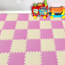 YIMINYUER® 25 Tiles (30cm×30cm×1cm Each Tile) Baby Soft Puzzle Play Mats, Kids Thick EVA Foam Floor, Toddlers & Children's Soft Interlocking Mat R03R10G301025 by TinyTreasures Baby Boutique