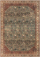Keen Home Design 4x6 Rug - Machine Washable Area Rug with Non-Slip Backing, Ideal for Living Room, Dining Room, Bedroom - Vintage, Easy Clean, Durable, Low Pile Rug - (4' x 6') by CozyNest Decor