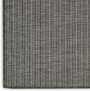 Nourison Home Positano 8' Runner Charcoal Fabric Modern Area Rug (8' Runner) by CozyNest Decor