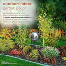 Alpine Corporation 10" Diameter Indoor/Outdoor Glass Gazing Globe Yard Decoration, Silver by GreenHaven Gardens
