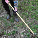 Garden Hoe Long Handle 42-3/4" Heavy Duty Japanese Stainless Steel, Made in JAPAN, Weeding Sickle Tool, Stand Up Weeder Hand Tool by GreenHaven Gardens