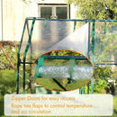 Gardzen Mini Greenhouse Heavy Duty Portable Green House, Clear Tent Small Greenhouse for Indoor Outdoor Plants 71.7”(L) x36.2”(W) x42.5”(H) by GreenHaven Gardens