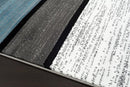 Rugshop Contemporary Modern Boxes Area Rug 7' 10" X 10' 2" Blue/Gray by TinyTreasures Baby Boutique