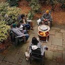 Breeo Smokeless Fire Pit (X Series 24, Corten Steel) | 27.5 inch Smokeless Firepit for Outside | 62 Pounds | Ideal for Families Compatible with Wide Range of Breeo Accessories by GreenHaven Gardens