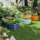 Galvanized Metal Planter Raised Garden Bed Kit for Gardening Outdoor，6x3x2ft Planter Grow Garden Box Raised Flower Bed，Long Vegetable Clearance Herb Raised Garden Beds for Container Gardening by GreenHaven Gardens