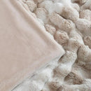 UKELER Camel Large Fluffy Bed Blankets Throws Twin Size, Cozy Shaggy Faux Fur Blanket Soft Plush Thick Throw Blanket for Bed, Couch, Sofa, Office, Camping 60''x80'' by CozyNest Decor