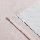 Vision Home Soft Pink Pinch Pleated Full Blackout Curtains Linen Blended Room Darkening Curtain Panels 84 inch for Living Room Bedroom Thermal Insulated Pinch Pleat Drapes with Hooks 40" Wx84 Lx2 by CozyNest Decor