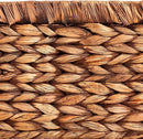 CENBOSS Wicker Baskets (Large, Brown Wash, 1PC) Rattan Storage Baskets for Shelves, Woven Seagrass Holder by CozyNest Decor