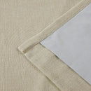 Vision Home Sand Pinch Pleated Full Blackout Curtains Linen Blended Room Darkening Window Curtains 63 inch for Living Room Bedroom Thermal Insulated Pinch Pleat Drapes with Hooks 1 Panel 60" Wx63 L by CozyNest Decor