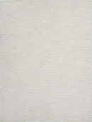 Nourison Positano Indoor/Outdoor Light Grey 10' x 14' Area Rug, Easy Cleaning, Non Shedding, Bed Room, Living Room, Dining Room, Backyard, Deck, Patio (10x14) by CozyNest Decor