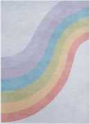 Well Woven Kids Rainbow Rug, 6' x 9', Multi Color by CozyNest Decor