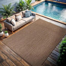 CAMILSON Outdoor Rug 6x9 Modern Area Rugs for Indoor and Outdoor Patios and Porches - Waterproof, Washable, Non-Shedding, Easy-to-Clean Outside Carpet (6 x 9, Solid - Jute) by CozyNest Decor