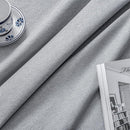Joydeco Faux Linen Blackout Curtains for Bedroom,Light Grey Blackout Curtains 96 inches Long,100% Blackout Sound Proof Thermal Insulated Window Drapes Luxury Decor（W52xL96 Inch,Light Grey） by TinyTreasures Baby Boutique