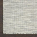 Nourison Positano Indoor-Outdoor Light Grey 5' x 7' Area Rug, Easy Cleaning, Non Shedding, Bed Room, Living Room, Dining Room, Backyard, Deck, Patio (5x7) by GreenHaven Gardens