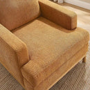 Oversized Accent Chair, Mid Century Modern Upholstered Armchair for Living Room, Comfy Chair for Bedroom Reading Chair, Single Sofa for Small Space with Rubberwood Base by CozyNest Decor