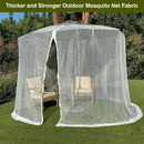 Mosquito Net for Umbrella 9.2 FT | Large Sizes & Fabric Designed for Outdoors | Insect House Screen Netting for Patio, Porch & Garden Terrace | Outside Canopy Bug & Fly Protection Enclosure by GreenHaven Gardens