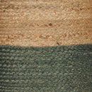 REDEARTH · Cylindrical Pouf Foot Stool Ottoman - Jute Braided Pouffe Poof Accent Sitting Footrest for The Living Room, Bedroom, Nursery, Patio, Lounge & Other Rooms (14.5”x14.5”x16”; Natural Olive) by CozyNest Decor
