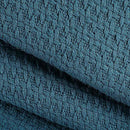 Elvana Home 100% Cotton Bed Blanket, Breathable Bed Blanket Full - Queen Size, Cotton Thermal Blankets Full - Queen, Perfect for Layering Any Bed for All Season, Teal Green by CozyNest Decor
