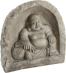 Design Toscano Great Sanctuary Grotto Asian Man Garden Niche Statue, 20 inches wide, 19 inches tall, Cast Stone Resin, Sandstone Finish by GreenHaven Gardens