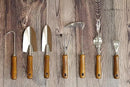 Japanese Weeding Tool Nejiri Gama Weeding Hoe Sharp Japanese Steel with Wood Handle, Nejiri Gama Weeding Sickle, Made in Japan, Hand Weeder Tool for Garden, Silver by GreenHaven Gardens