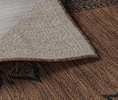 CAMILSON Outdoor Rug, 5x7 Medallion Nut Brown Black Modern Area Rugs for Indoor and Outdoor Patios, Kitchen and Hallway Mats, Washable Porch Deck Outside Carpet (Medallion Nut Brown Black, 5 x 7) by CozyNest Decor