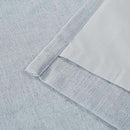 Vision Home Blue Gray Pinch Pleated Full Blackout Curtains Linen Blended Room Darkening Curtains 120 inch for Living Room Bedroom Thermal Insulated Pinch Pleat Drapes with Hooks 10ft 40" Wx120 Lx2 by CozyNest Decor