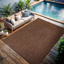 CAMILSON Outdoor Rug 6x9 Modern Area Rugs for Indoor and Outdoor Patios and Porches - Waterproof, Washable, Non-Shedding, Easy-to-Clean Outside Carpet (6 x 9, Solid - Gold) by CozyNest Decor